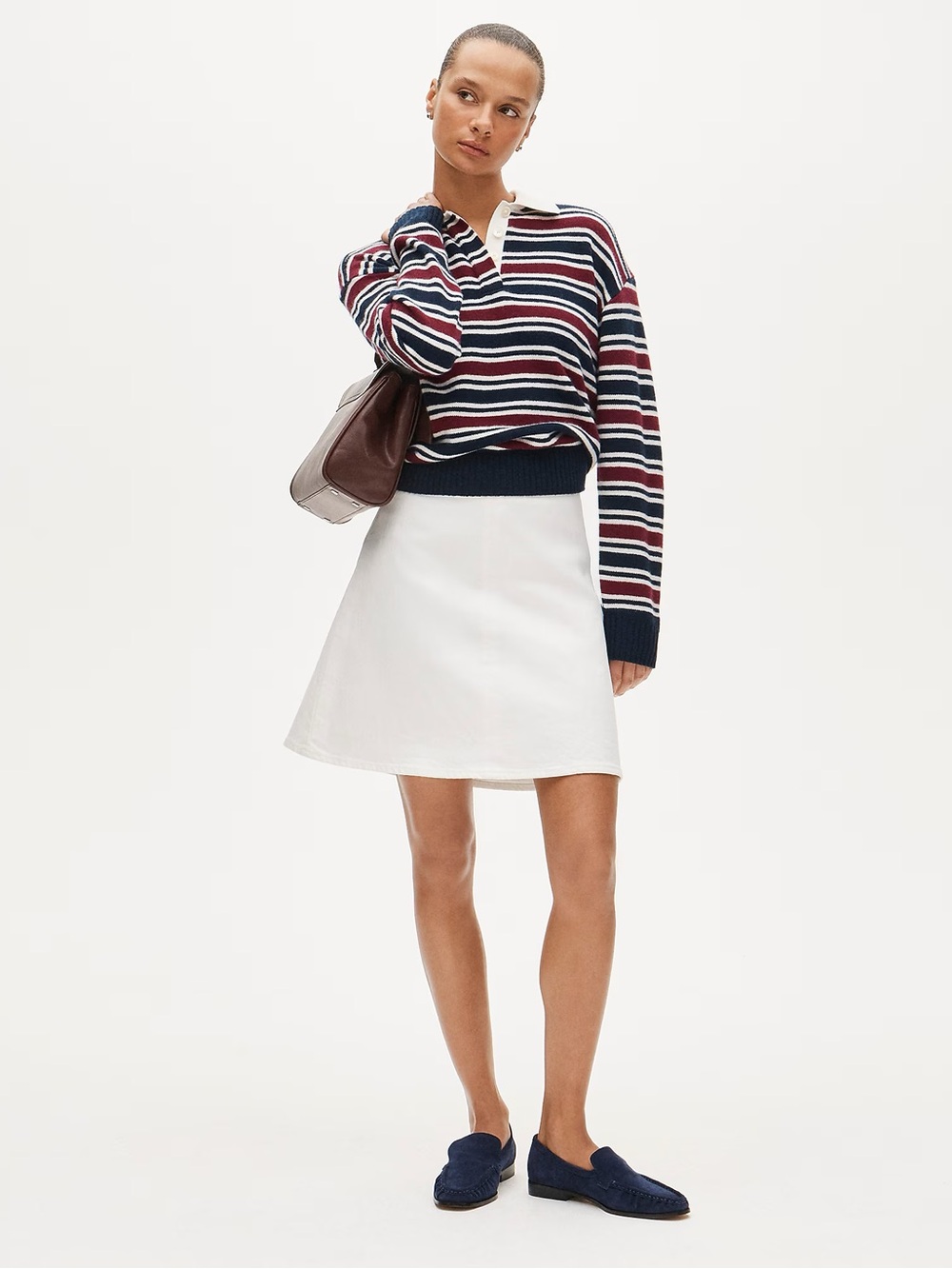 J Crew Fairfax skirt in denim